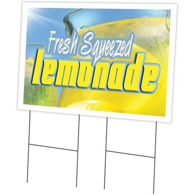 SignMission 24 x 36 in. Lemonade 1 Yard Sign & Stake