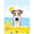 thumbnail image 1 of Wire Haired Fox Terrier Summer Beach Flag Garden, 1 of 1