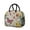 Pioneer Flower And-8, variant on Obrewu Pioneer Flower and Butterfly Lunch Bag for Adult, Insulated, Leakproof, Oxford Cloth