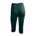 thumbnail image 5 of HAJWOH Capri Leggings for Women Tummy Control Knee Length Cropped Pants Casual Cutout Yoga Short Lounge Pajams, 5 of 6