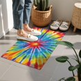 thumbnail image 4 of Colorful Rainbow Tie Dye Spiral Pattern Door Rugs,Washable Non Slip Door Mats Indoor,Decorative Door Mats,Entry Mat Indoor for Entrance,Bedroom,Kitchen,Bathroom,16"x24", 4 of 6