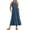 Blue, variant on RYKJLWY White Dress Women Graduation Summer Casual Sleeveless Crewneck Sundress Aline Flowy Tiered Maxi Long Beach Dress Vacation Outfits Cute Summer Dresses Dresses for Wedding Guest (Gray,S)