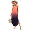 thumbnail image 4 of Vestido largo SAMPEEL 2025, a la moda de vacaciones en la playa, cuello en V, XXL, 4 of 6