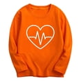 thumbnail image 1 of Chandail pour Garçons à Manches Longues T-Shirts à Col Rond Hauts d'Automne T-Shirts Coton Chandail pour Enfants Chemises pour Garçons Taille Orange Imprimé 3-4 Ans, 1 of 2