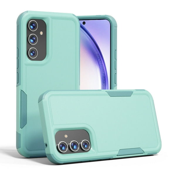 Xhy Samsung Galaxy A54 5G Case Military Grade Double Layer Drop Resistant Durable for Galaxy A54 5G Phone - Light Green