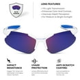 thumbnail image 5 of Xagger Kids Polarized Sports Sunglasses for Boys Girls Age 3-8 Toddler Baseball Softball TR90 Frame Glasses, 5 of 6