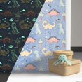 thumbnail image 2 of Glow in The Dark Dinosaur Blanket for Boys, Blue Dinosaur Wild Park Jungle Soft Plush Fleece Throw Blanket for Birthday Gifts for Kids Boys Teen 50"x60", 2 of 3