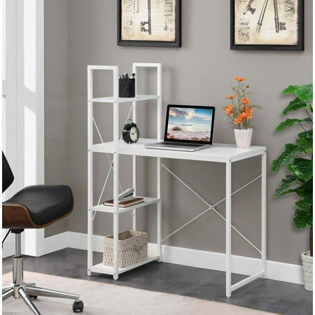UPC: 0095285432349 | Convenience Concepts Designs2Go Office Workstation with Shelves  White