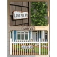 thumbnail image 6 of Love You, Bye Sign Above Door – Vintage Metal Wall Sign, Love You Bye Metal Signs, Hallway Entryway Door Signs Decor, 16 X 4 Inch Aluminum Rustic Wall Art, Farmhouse Style Hanging Plaque, 3 PCS, 6 of 12