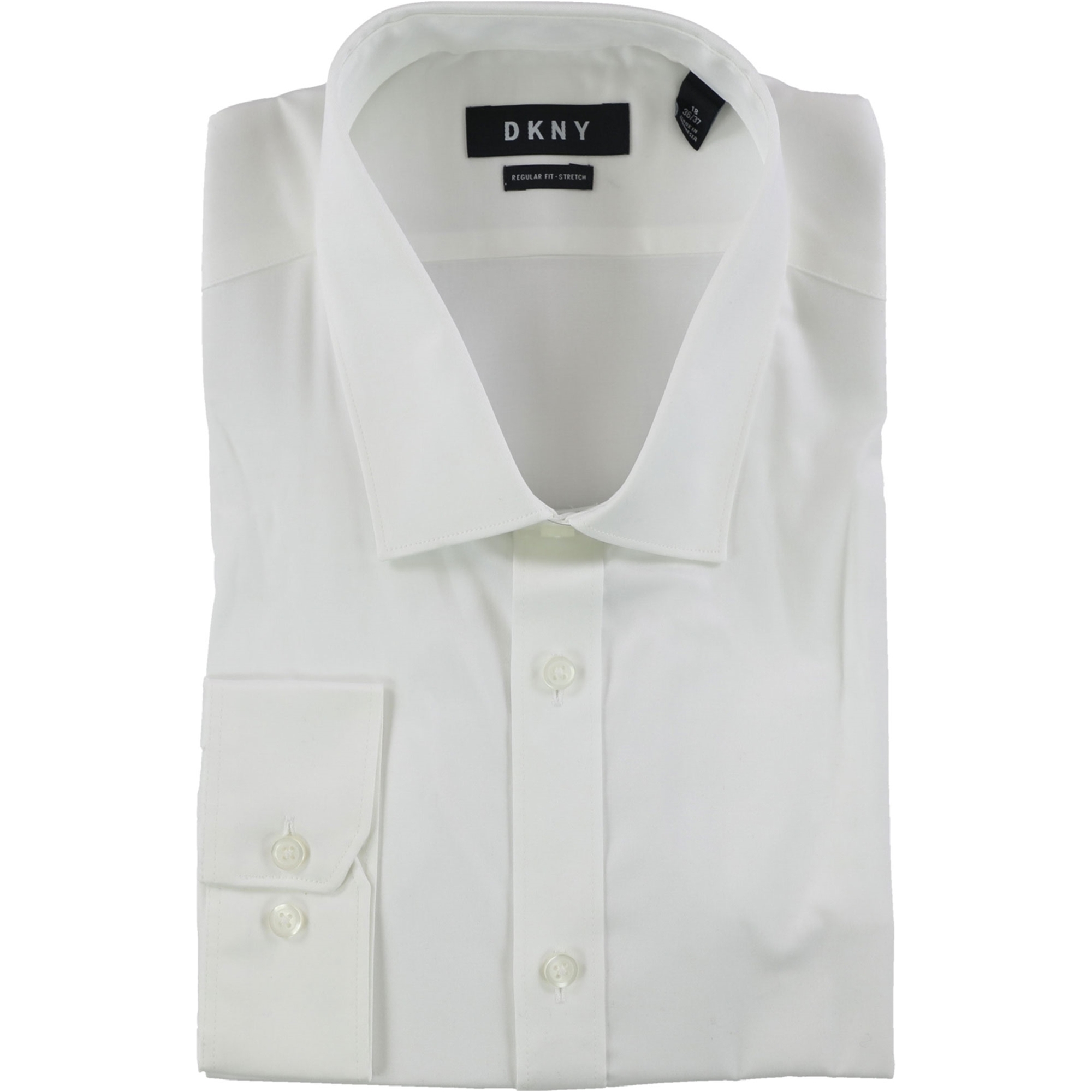 DKNY Mens Performance Stretch Button Up 
