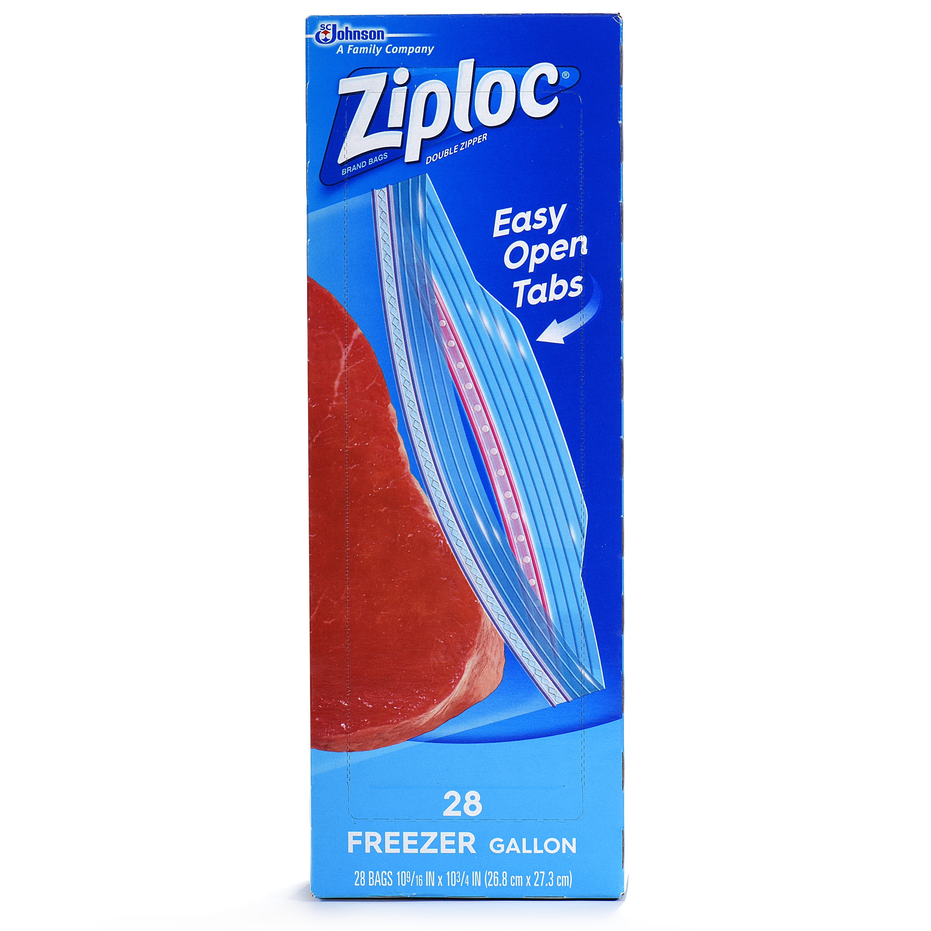 Ziploc Freezer Bag, Gallon, Value Pack, 28 ct