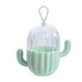 thumbnail image 2 of Makeup Sponge Storage Box Beauty Cactus Shape Blender Holder Portable Powder Puff Carrying Case for Travel Green, 2 of 5