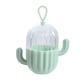 thumbnail image 2 of Makeup Sponge Storage Box Beauty Cactus Shape Blender Holder Portable Powder Puff Carrying Case for Travel Green, 2 of 5