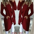 thumbnail image 5 of Veste Longue Chaude d'Hiver pour Femmes Style Français Trench Manteau Cascade P-2TG, 5 of 5