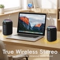thumbnail image 2 of Portable Bluetooth Speaker, IPX5 Waterproof Bluetooth Speakers with Loud Stereo Sound, 15H Playtime & Colorful Lights, Small Wireless Speaker for Outdoor/Home/Party/Beach, Gift Ideas, 2 of 7