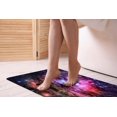 thumbnail image 3 of Purple Nebula in Outer Space Elements Bath Rugs 16x24 Inch Non Slip Bath Mat Quick Dry Absorbent Thin Bath Rug Fit Under Door Washable Bath Floor Rugs for Bathroom Bathtub Sink,Multi 10, 3 of 6