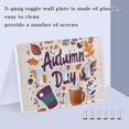 thumbnail image 3 of Yayeee Toggle Light Switch Wall Plate 2-Gang 4.56"x4.48" Decorative Outlet Cover, Warm Autumn Day, 3 of 7