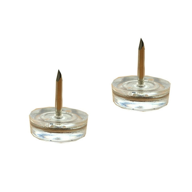 24 piezas de almohadillas de plástico gruesas para patas de muebles, antideslizantes y transparentes.