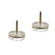 thumbnail image 1 of 24 piezas de almohadillas de plástico gruesas para patas de muebles, antideslizantes y transparentes., 1 of 7