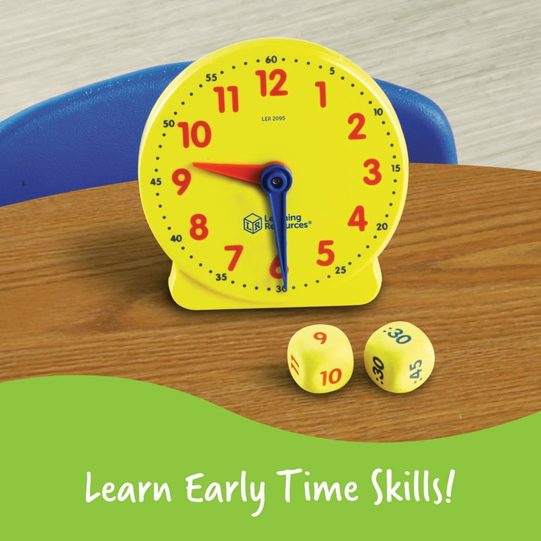 Learning Resources Time Activity Set - 41 Pieces, Kindergartner Learning  Activities for Boys and Girls Ages 5+