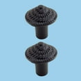 thumbnail image 2 of Renovators Supply Black Iron Kitchen Cabinet Knob Pull Round Fibonacci style Black Powder Coated Decorative Metal Knobs for Kitchen Cabinet or Drawer Pull Handle w/Screws Pack of 2, 2 of 7