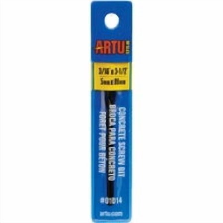 ARTU-USA Masonry Drill Bit Multi-Purpose Cobalt - Round Shank - 1 Piece, 5.25 x .56 in