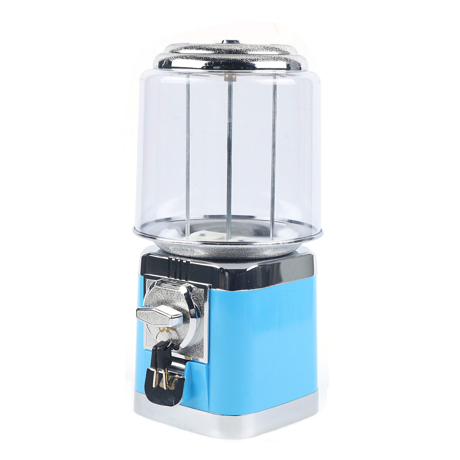 TFCFL Candy Bulk Vending Machine Countertop Treat Bubble Gum Dispenser Metal w/ Keys