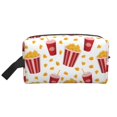 thumbnail image 2 of Uemuo Popcorn Pattern Portable Toiletry Bags with Handle, Waterproof travel Make up Bags for Women, Large Capacity Travel Cosmetic Bags, 2 of 9