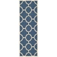 thumbnail image 1 of Safavieh Courtyard Navy Indoor Outdoor Rug - Runner 2'3" x 6'7", 1 of 1