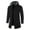 Black, variant on Odeerbi Trench Coats for Men Mid-length Hooded Jacket Windbreaker Solid Solor Casual Anoraks Red
