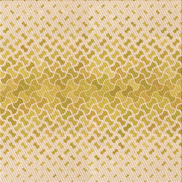 Ahgly Company Tapis d'Intérieur Lavable en Machine Carré Transitionnel Jaune Soleil, 5 Pieds Carré