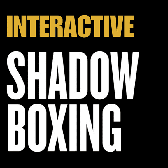 Nate Bower Fitness Interactive Shadow Boxing Workout Series -Fitness with Motion Graphics, Audio Workouts & Custom Nutrition Plan