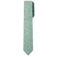 thumbnail image 2 of Jacob Alexander Men's Floral 2.75 inch Width Slim Neck Tie - Dusty Sage, 2 of 7