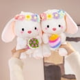 thumbnail image 5 of Cuddly Bunny Stuffed Animals，Soft Easter Egg Garlands Decor Rabbit Plush Toys, Surprise Cartoon Toy Gifts, 5 of 5