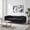 Black, variant on 86" Velvet Chesterfield Sofa with Gold Legs