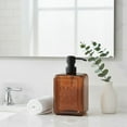 thumbnail image 2 of Amber Glass Soap Dispenser PURE SOAP 18 FL OZ, 2 of 7