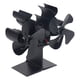 thumbnail image 4 of Ventilador De Estufa De Leña, Ventilador De Estufa De Leña, Ventilador De Estufa De 8 Aspas Accionado por Calor, Ventilador De Chimenea De Estufa De Leña De Arranque Automático, 4 of 14