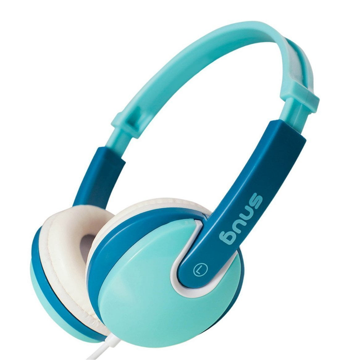 Snug Plug n Play Kids Headphones for Children DJ Style (Turquoise)