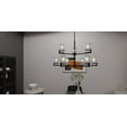 thumbnail image 3 of Quoizel Seymour 9-Light Matte Black Chandelier, 3 of 8