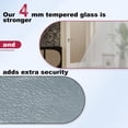 thumbnail image 6 of 30" X 96" Pantry Door Solid Manufactured Wood Prefinished Glass Slab Door Standard Door Without Hardware Kit, 6 of 8
