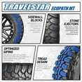 thumbnail image 4 of Travelstar EcoPath M/T LT285/75R16 10 PR Load Range E 126Q SUV Light Truck Mud Terrain Tire 285/75/16(Tire Only), 4 of 9