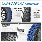 Travelstar Ecopath MT 35X12.50R17LT 10Ply E 121Q Mud Terrain 35/12.50/17 Light Truck Tires Simolary simolary.com 14