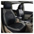 thumbnail image 2 of SHDNCYQ Car Seat Covers Full Set for BMW 4 Series F32 Coupe 2014 2015 2016 2017 2018 2019 2021,Front Rear Seat Protectors,Two-Tone Leather Splicing,High Elasticity Foam, 2 of 7