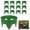 Green, variant on 24 Pcs Planting Grow Rings, Adjustable Snap-Together Watering Rings for Plants, Garden Irrigation Rings for Root Hydration, Moisture Retention, Mulch Support and Plant Protection