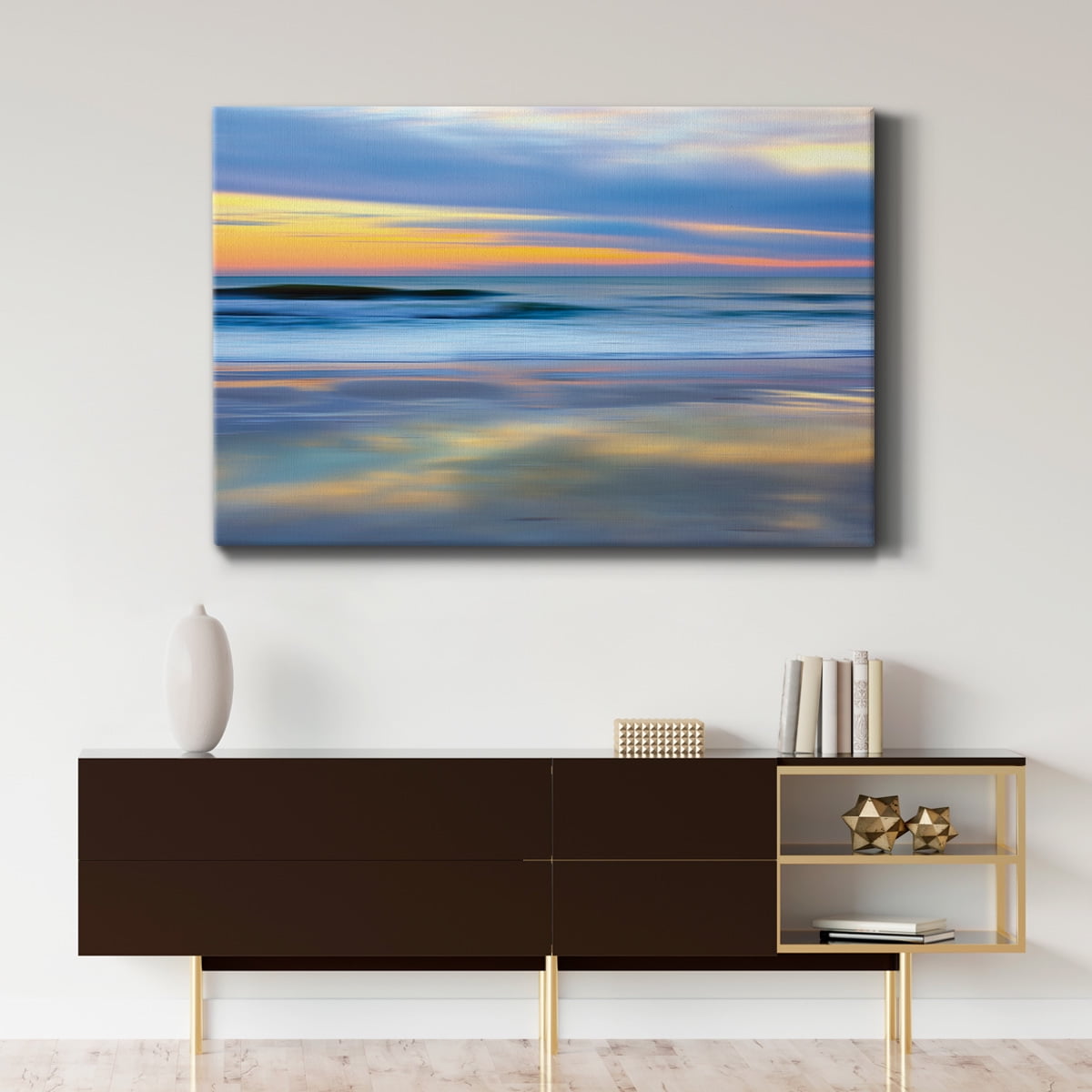 Wexford Home Pastel Sunset Premium Gallery Wrapped Canvas, 12" x 18" - Ready to Hang