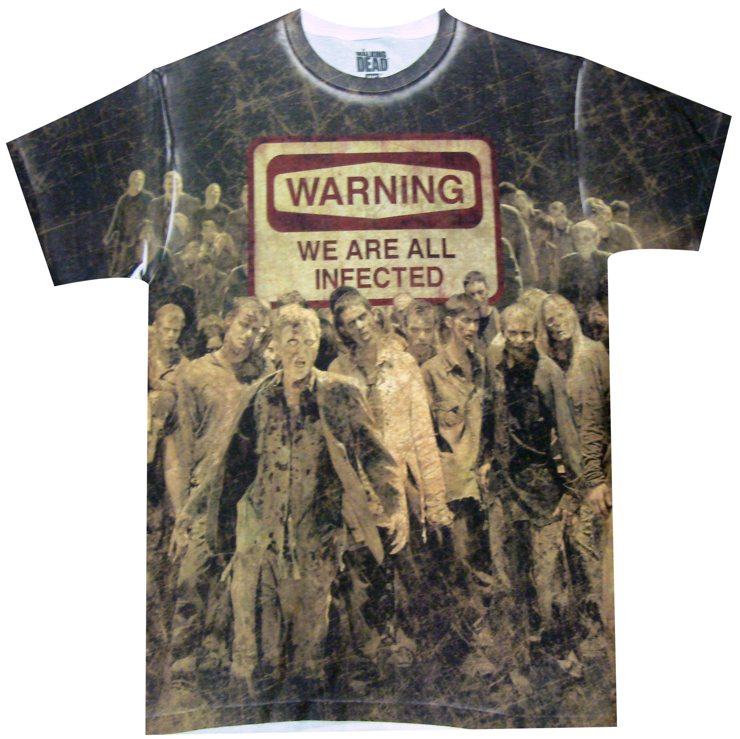 AMC The Walking DeadWarning We Are All Infected 2-Fold Wallet