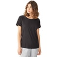 thumbnail image 1 of Camiseta Rocker Alternativa teñida en prenda para mujer SMOKE XL, 1 of 1
