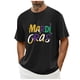 thumbnail image 4 of Casual Summer Tops Carnaval Impreso de Manga Corta Cuello Redondo, Poliéster Ligero para la Fiesta de Verano de Primavera, 4 of 9