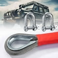 thumbnail image 6 of Emergency Tow Rope under $5! Yannianjz Heavy Duty Tow Strap, Car Tow Rope with Hooks, Emergency Towing Strap for Truck SUV Off Road Vehicle Recovery, Winch Rope Marine Use, 6 of 9