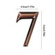 thumbnail image 3 of 2.76 inches House Numbers 3D Door Mailbox Numbers 0-9 Self Adhesive House Door Street Address Stickers for, Apartment, Office, Hotel Room, Mailbox Signs(7), 3 of 4